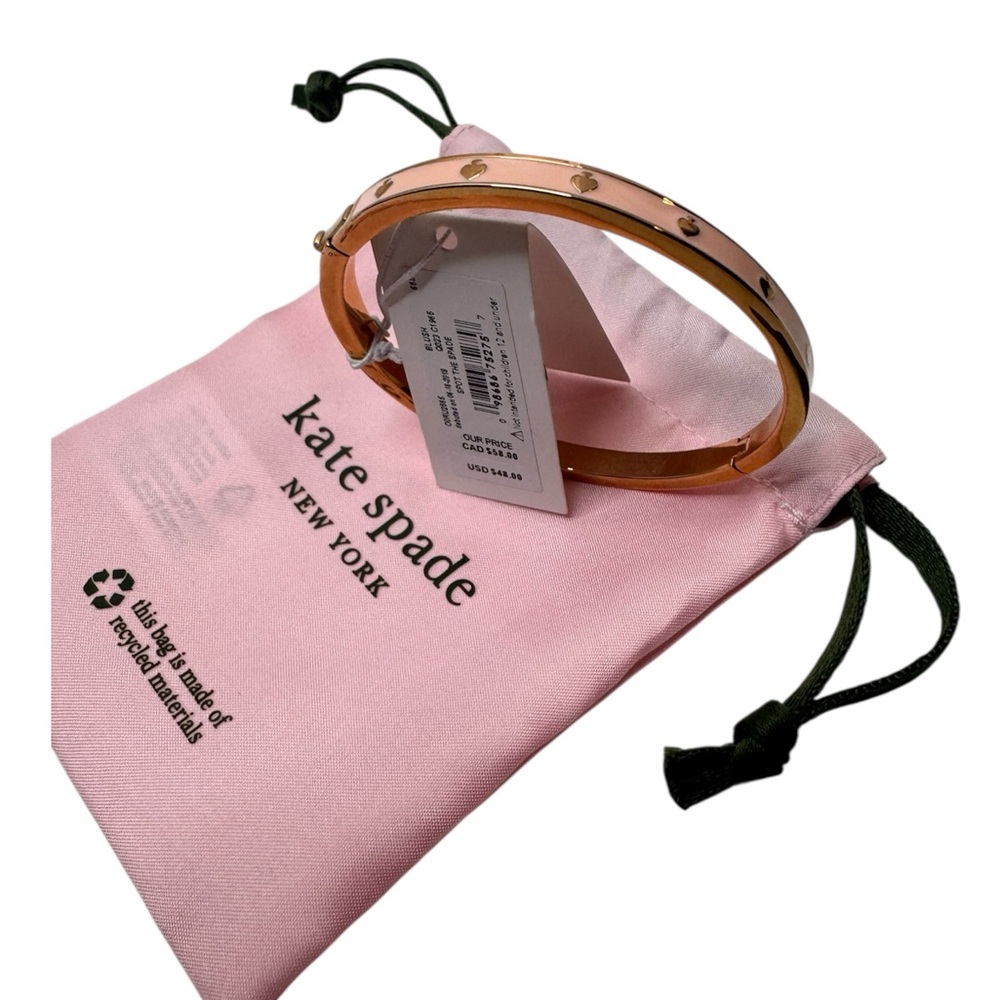 Kate Spade Rose Gold Studded Bangle